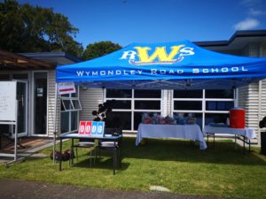 Wymondley tent to be used by staff and parent volunteers